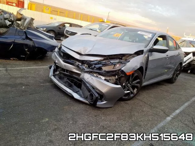 2HGFC2F83KH515648 фото 3