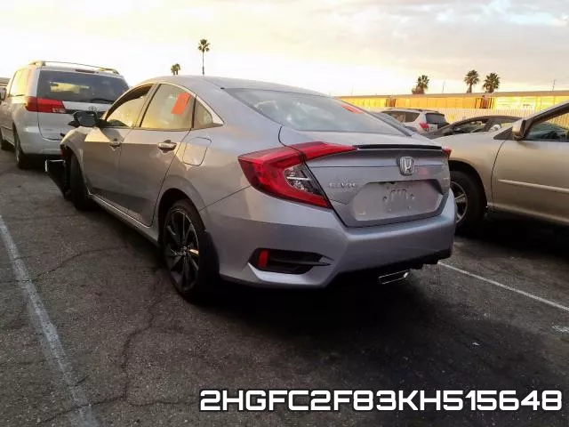 2HGFC2F83KH515648 фото 4