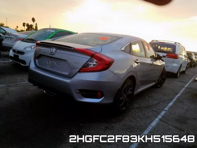 2HGFC2F83KH515648 фото 5