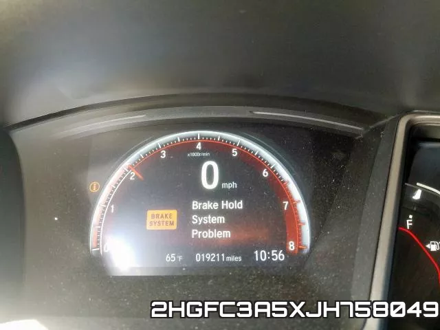 2HGFC3A5XJH758049 фото 8