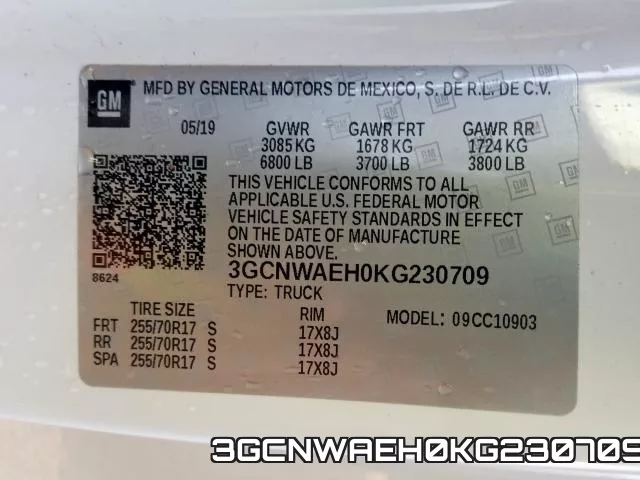 3GCNWAEH0KG230709 фото 2