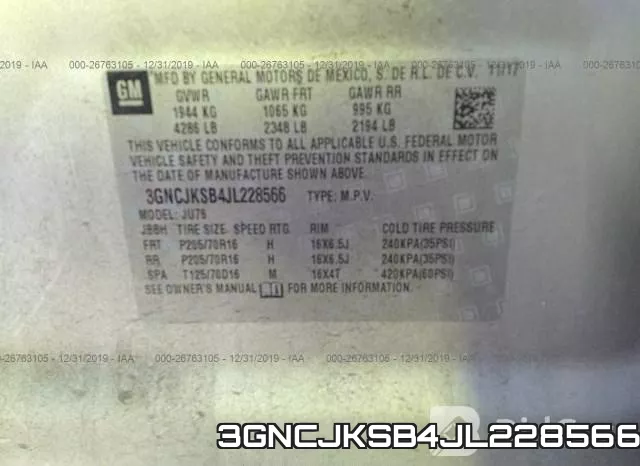 3GNCJKSB4JL228566 фото 8