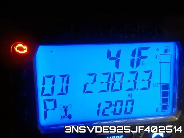 3NSVDE925JF402514 фото 7