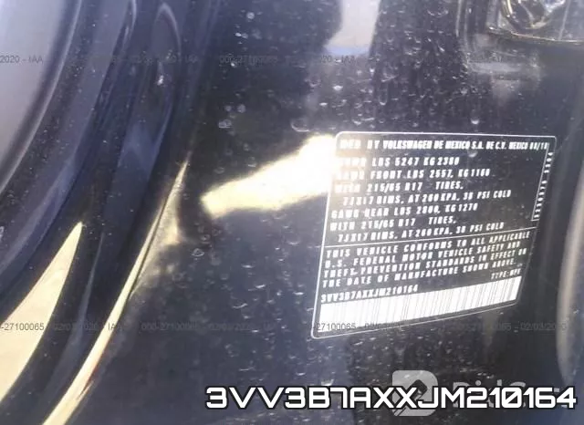 3VV3B7AXXJM210164 фото 5