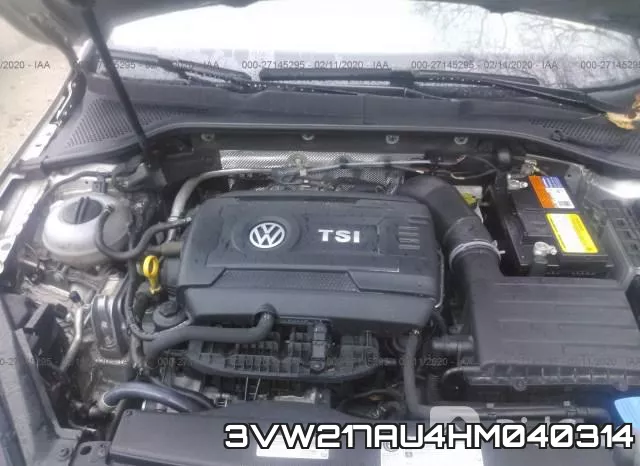 3VW217AU4HM040314 фото 2