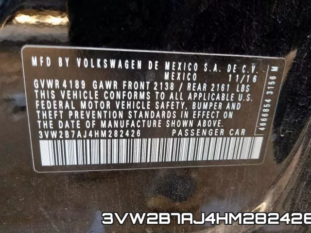 3VW2B7AJ4HM282426 фото 2