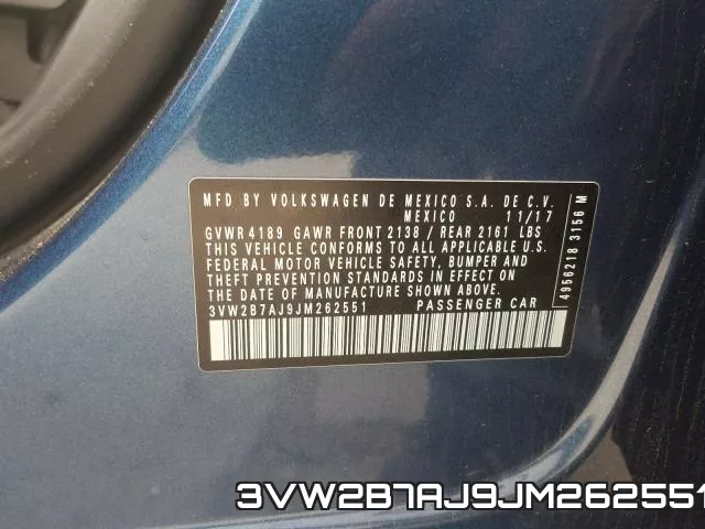 3VW2B7AJ9JM262551 фото 2