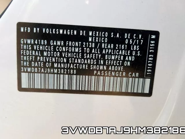 3VWDB7AJ9HM382188 фото 2