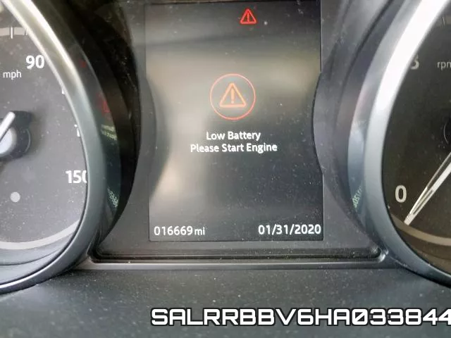 SALRRBBV6HA033844 фото 7
