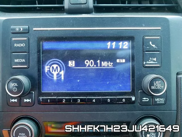 SHHFK7H23JU421649 фото 8