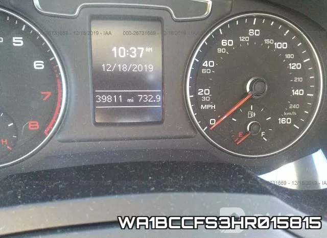 WA1BCCFS3HR015815 фото 3