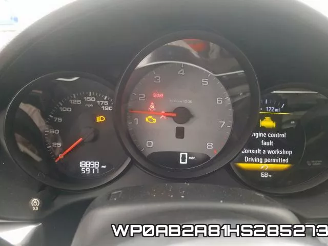 WP0AB2A81HS285273 фото 6