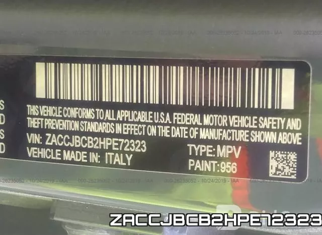 ZACCJBCB2HPE72323 фото 9