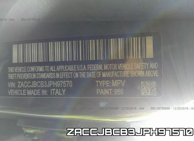 ZACCJBCB3JPH97570 фото 8