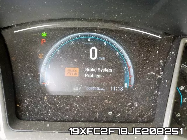 19XFC2F78JE208251 фото 6