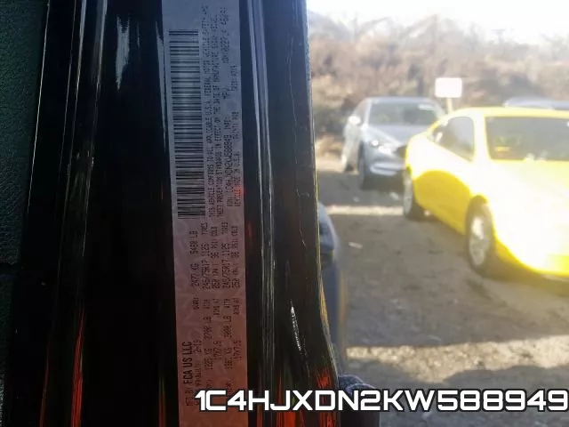 1C4HJXDN2KW588949 фото 2