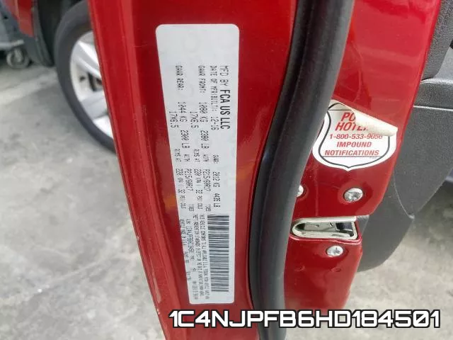 1C4NJPFB6HD184501 фото 2