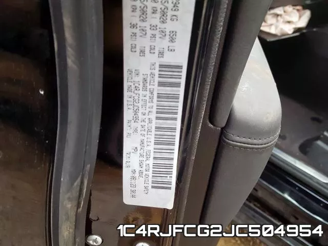 1C4RJFCG2JC504954 фото 2