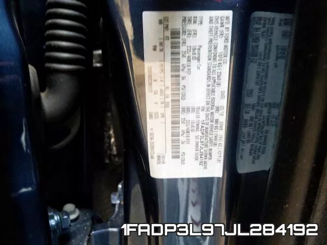 1FADP3L97JL284192 фото 2