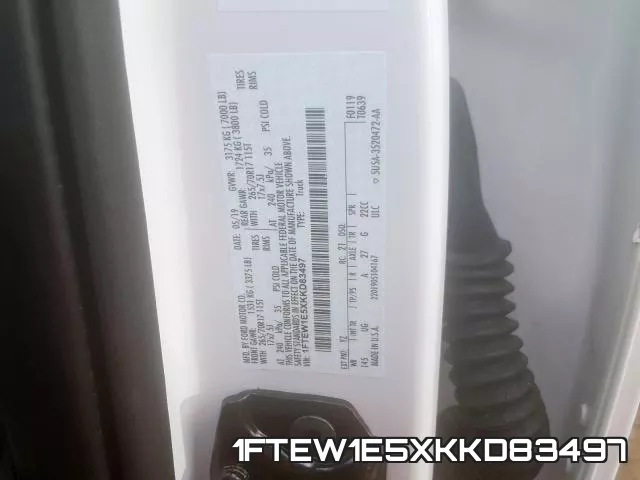 1FTEW1E5XKKD83497 фото 2