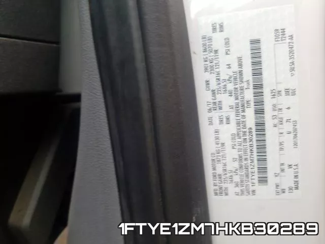 1FTYE1ZM7HKB30289 фото 2