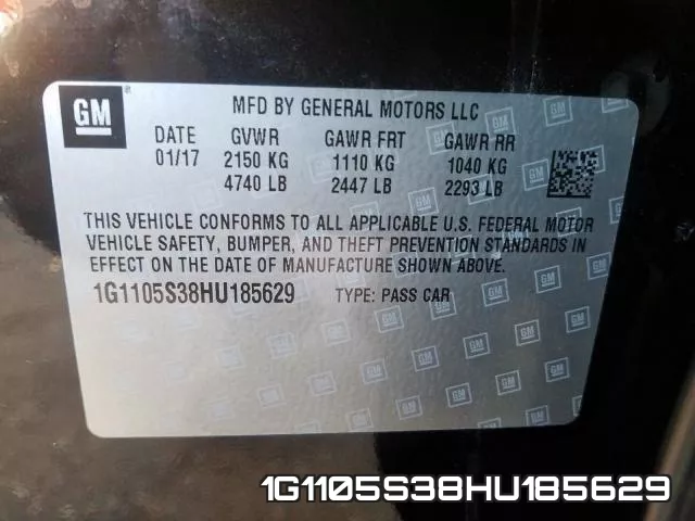 1G1105S38HU185629 фото 2