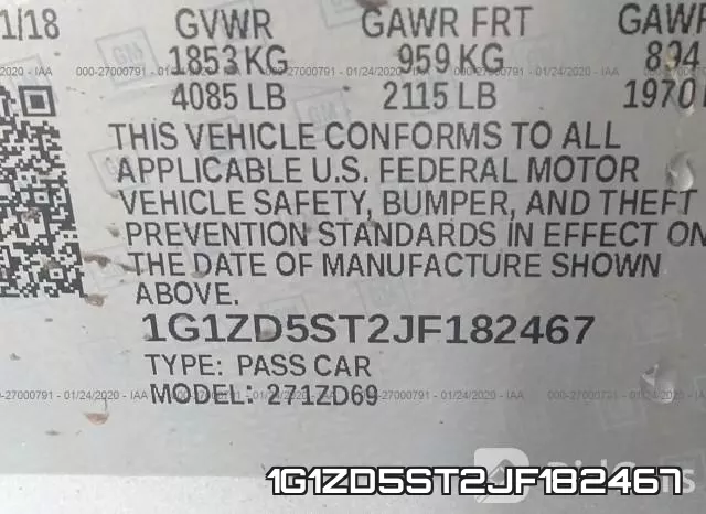 1G1ZD5ST2JF182467 фото 7