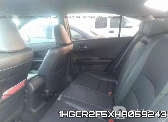 1HGCR2F5XHA059243 фото 4