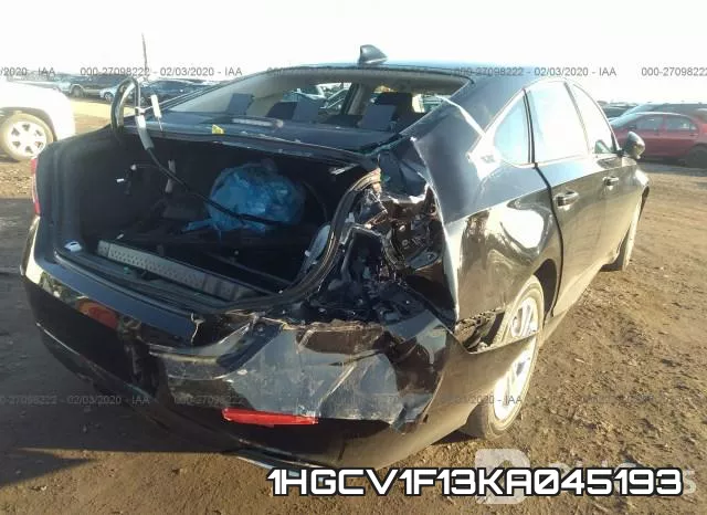 1HGCV1F13KA045193 фото 4