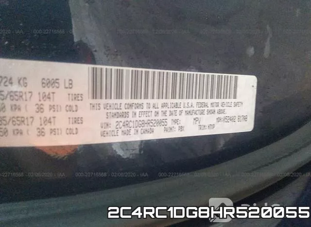 2C4RC1DG8HR520055 фото 8