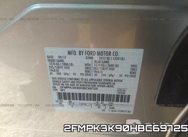 2FMPK3K90HBC69725 фото 7