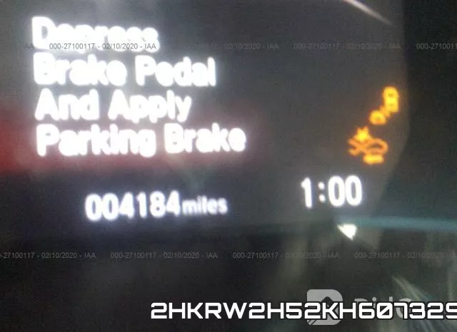 2HKRW2H52KH607329 фото 8