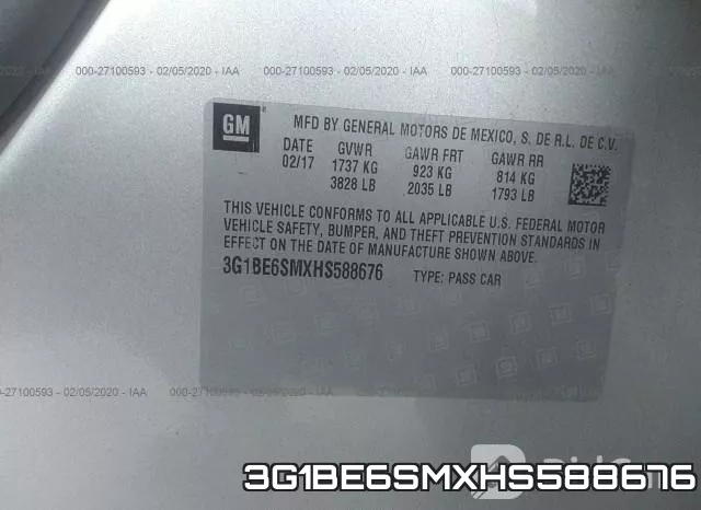 3G1BE6SMXHS588676 фото 6