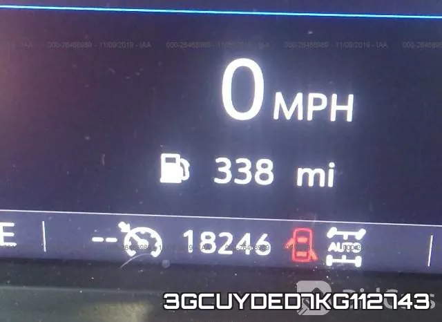 3GCUYDED7KG112743 фото 4