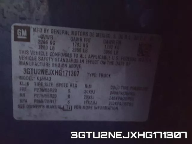 3GTU2NEJXHG171307 фото 2
