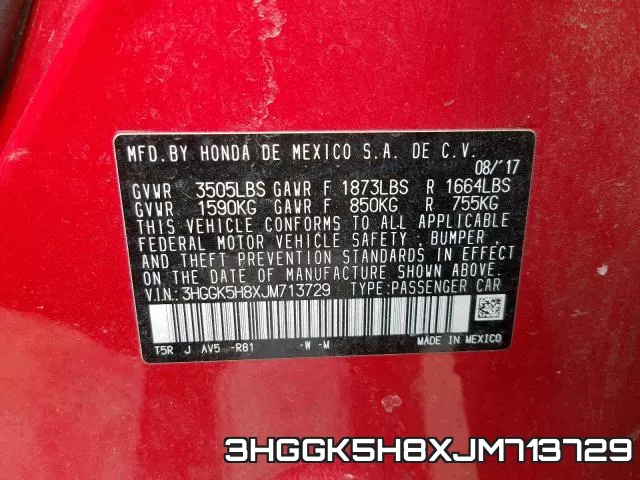 3HGGK5H8XJM713729 фото 2