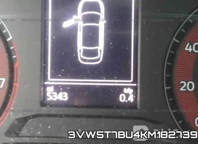 3VW5T7BU4KM182739 фото 5