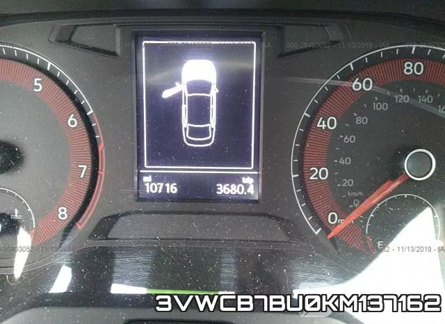 3VWCB7BU0KM137162 фото 4