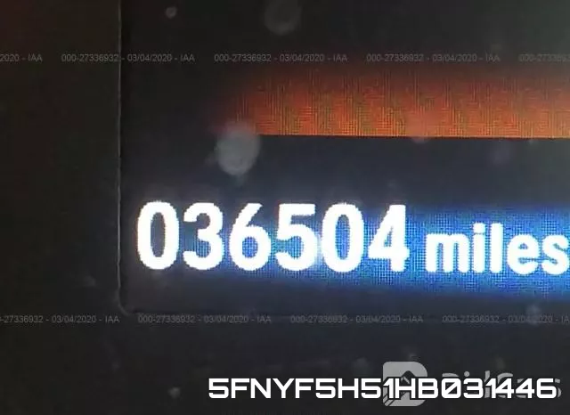 5FNYF5H51HB031446 фото 7