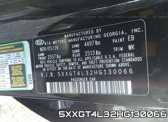 5XXGT4L32HG130066 фото 7