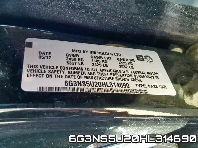 6G3NS5U20HL314690 фото 2