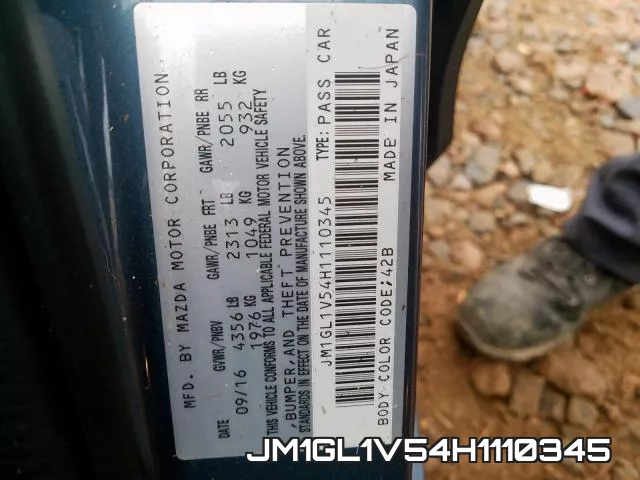 JM1GL1V54H1110345 фото 2
