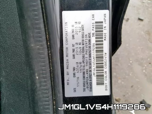 JM1GL1V54H1119286 фото 2