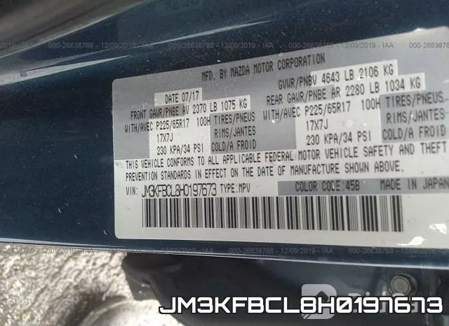 JM3KFBCL8H0197673 фото 5