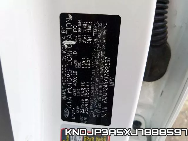 KNDJP3A5XJ7888597 фото 2