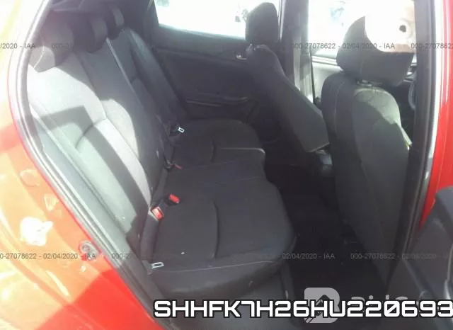 SHHFK7H26HU220693 фото 7