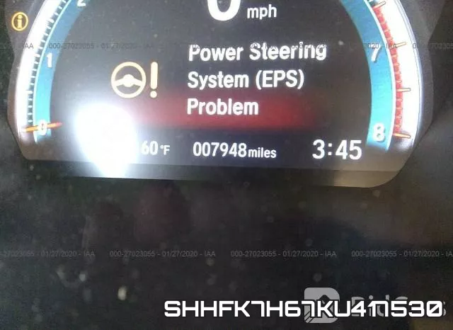 SHHFK7H67KU417530 фото 6