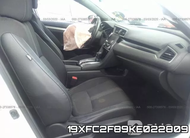 19XFC2F89KE022809 фото 4