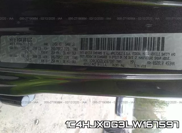 1C4HJXDG3LW167597 фото 6
