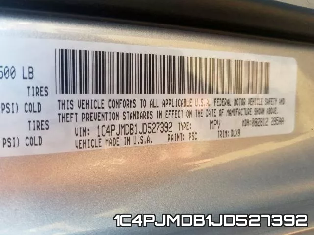 1C4PJMDB1JD527392 фото 2
